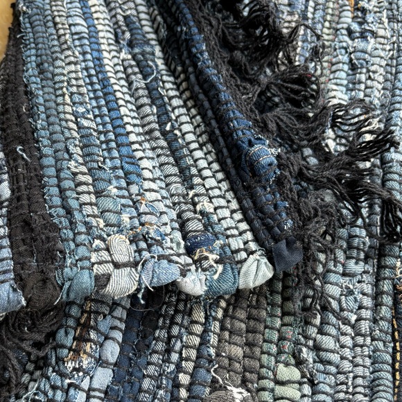 NWT Recycled Denim Rag Rug - Picture 9 of 9